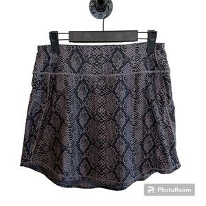 DSG Womens Gray Snakeskin Skort Size M Skirt Dicks Sporting Goods Workout H3